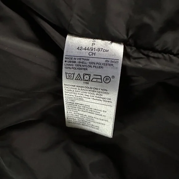 Banana Republic Men's Dark Grey Prima Loft Puffer Vest Sz: Small - Picture 6 of 8